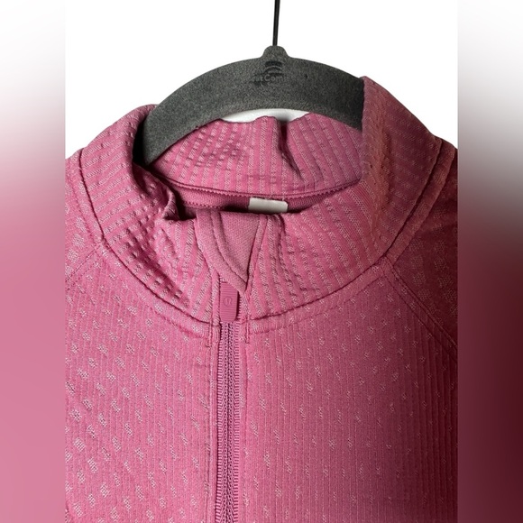 Lululemon Rest Less Cropped Half-Zip Long Sleeve Pink Size 4 - Picture 6 of 8